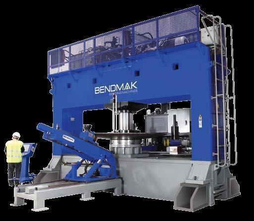 Пресс для фланжировки Bendmak BMBP 300xD Толщина металла 25 мм Усилие 300 т BMBP 300xD фото