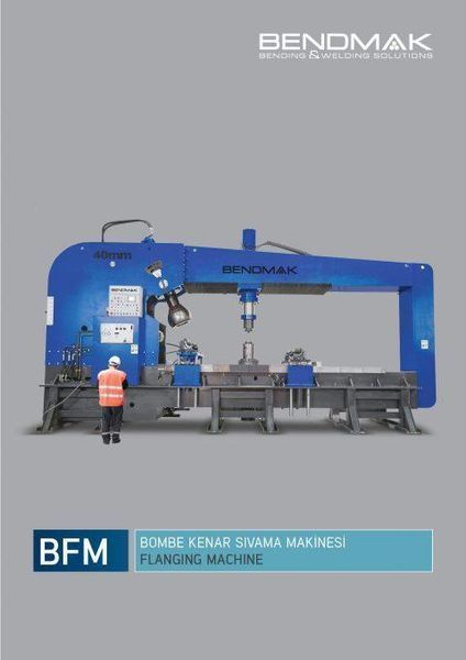 Кромкогибочная машина для отбортовки кромки днищ BFM20xD Толщина металла 20 мм Усилие 250 т BFM20xD фото